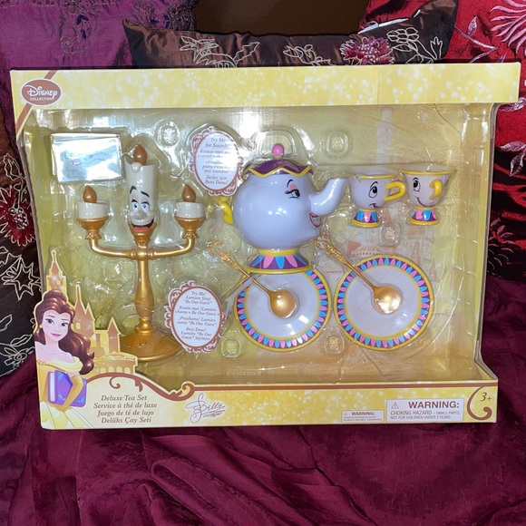 Disney Toys Disney Princess Beauty And The Beast Deluxe Tea Set